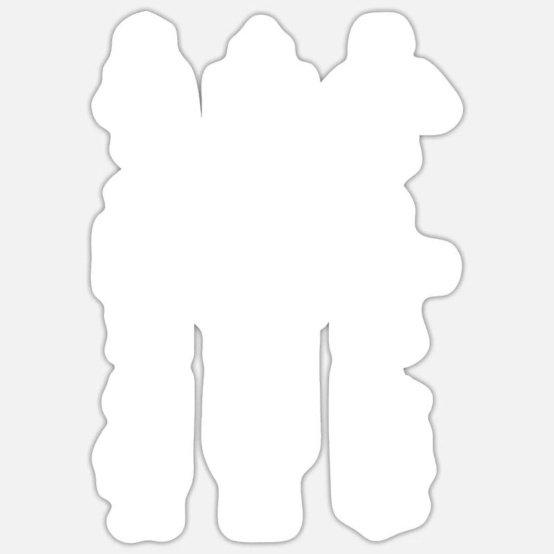Robots Robotisc Engeneering - Sticker size S (10 x 10 cm) - white matte