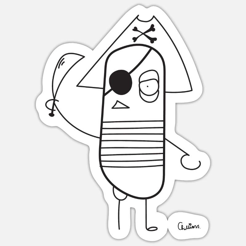 Sticker Größe S (10 x 10 cm) - 