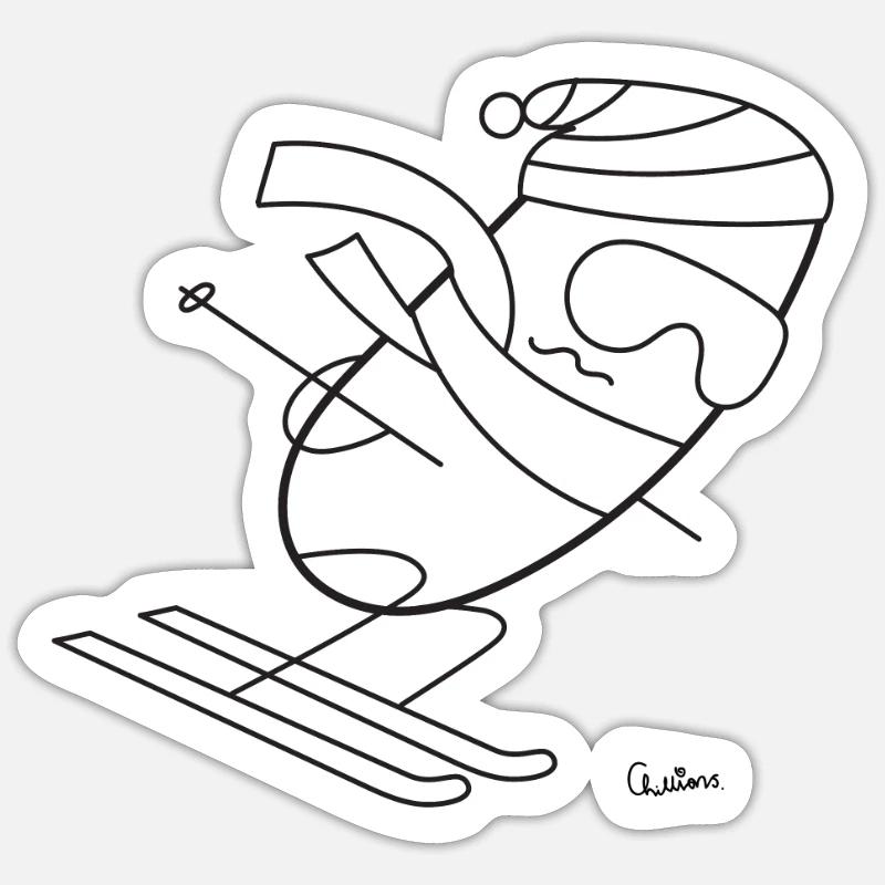 Sticker taille S (10 x 10 cm) - 