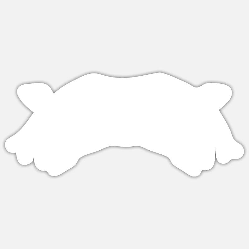 Archery - Sticker size S (10 x 10 cm) - white matte