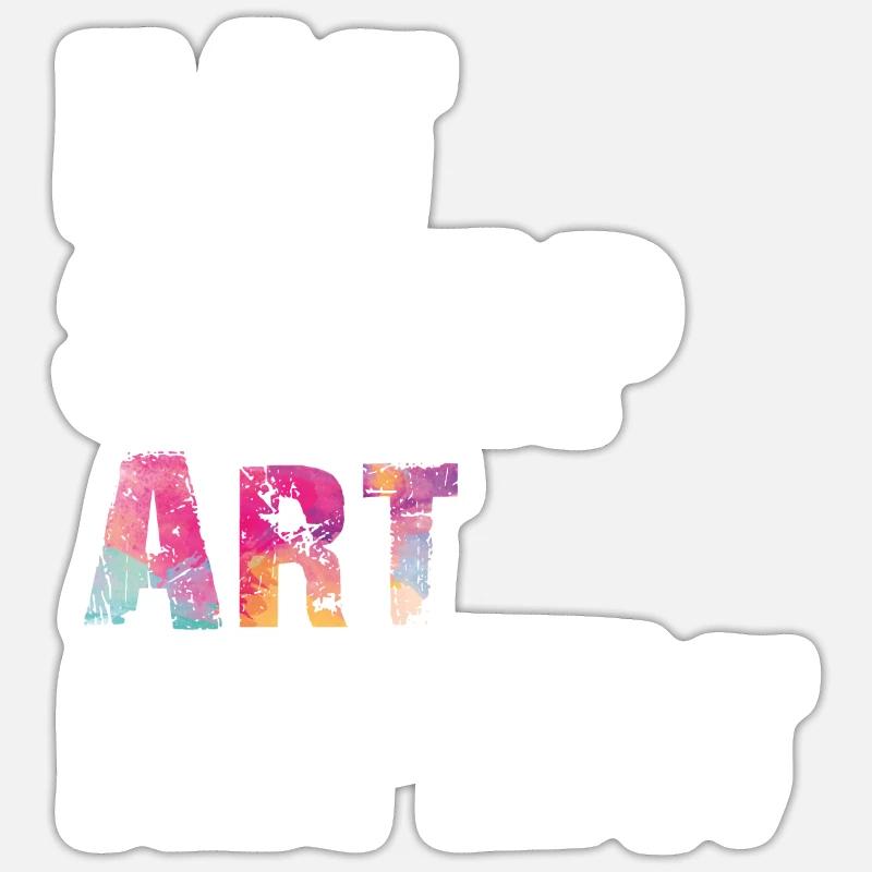 MANGER SOMMEIL ART RÉPÉTER - Sticker taille S (10 x 10 cm) - blanc mat