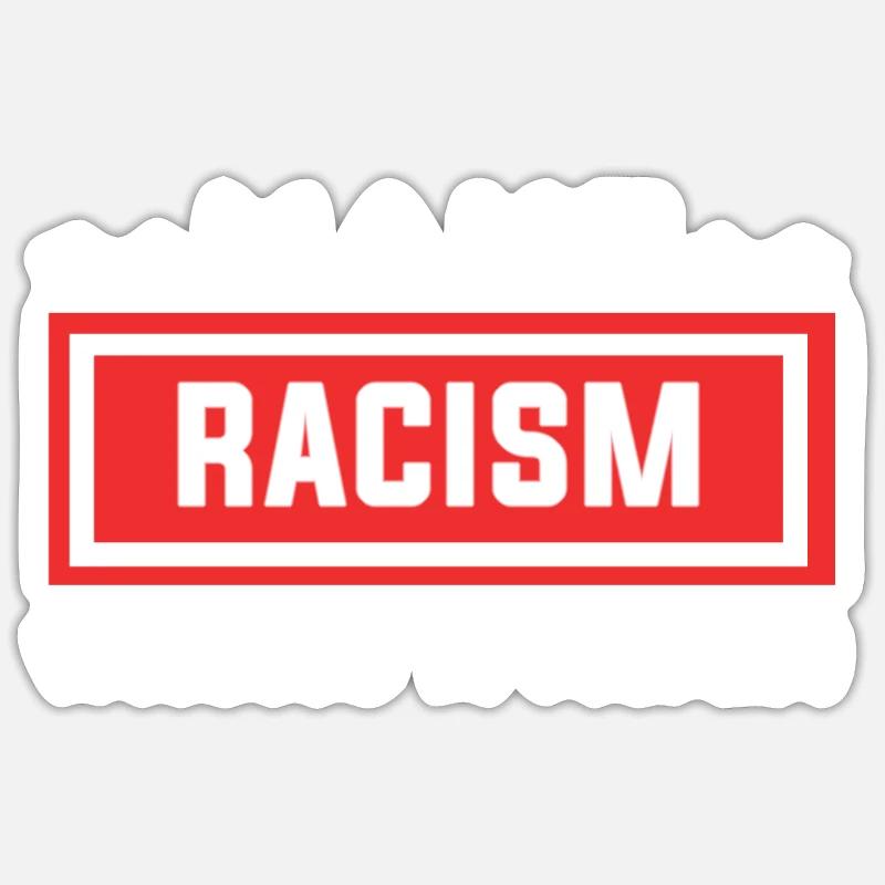Keep the Immigrants Make Racism wrong again Sticker Größe S (10 x 10 cm)