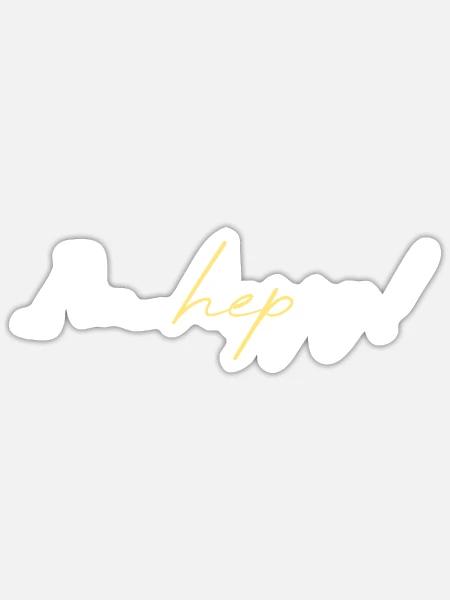 I am heppy Heilerziehungspfleger Abschluss - Sticker Größe S (10 x 10 cm) - Mattweiß