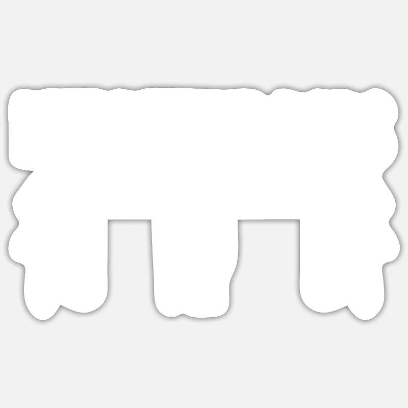 Leben hinter Gittern zum Radfahren Sticker Größe S (10 x 10 cm)