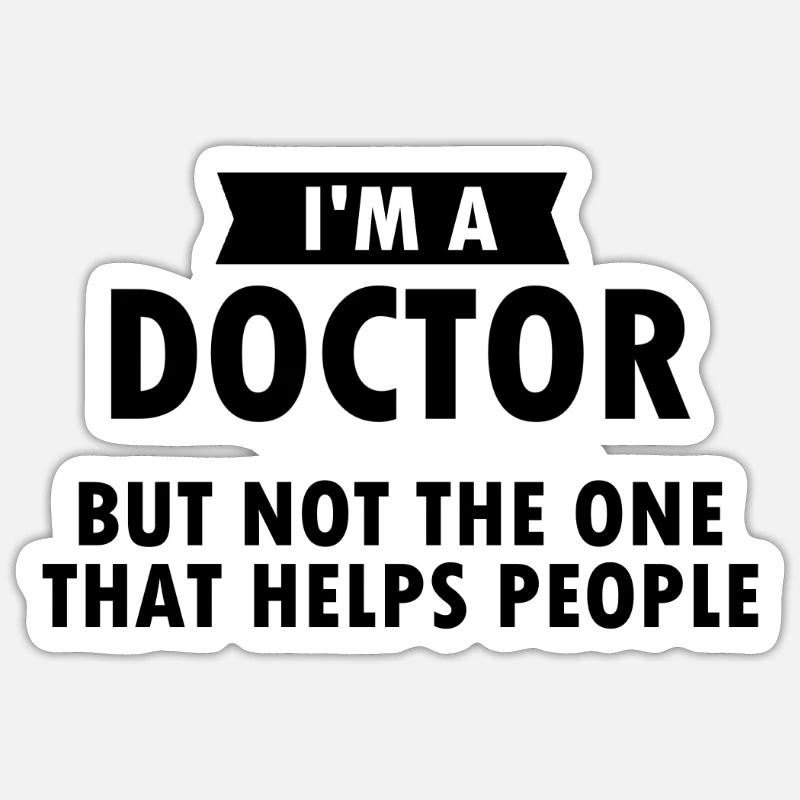 Mathematiker Geschenk Docktor PhD Mathe Student Sticker Größe S (10 x 10 cm)