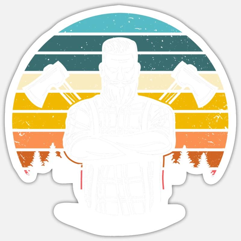 Menuisier menuisier menuisier menuisier Sticker taille S (10 x 10 cm)