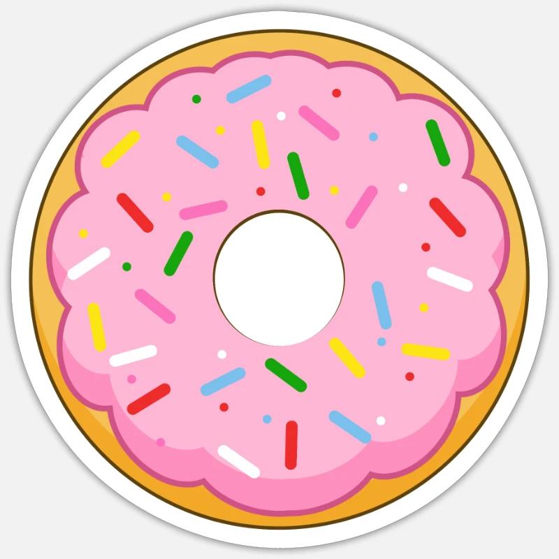 donut Sticker size S (10 x 10 cm)