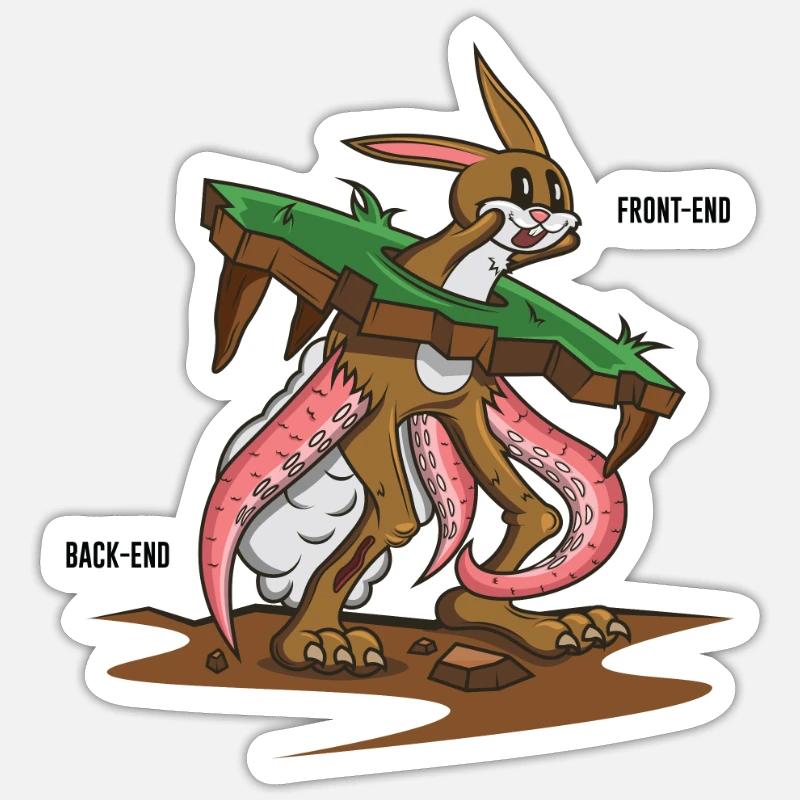 Lustiges Programmieren Informatik Software Sticker Größe S (10 x 10 cm)