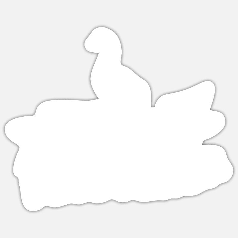 Gänse Flüsterer Sticker Größe S (10 x 10 cm)