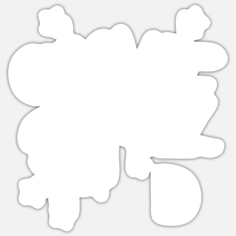 Cosmic - Sticker taille S (10 x 10 cm) - blanc mat