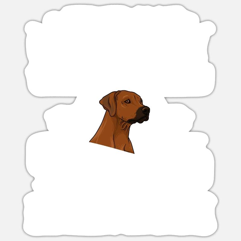 Rhodesian Ridgeback Sticker Größe S (10 x 10 cm)
