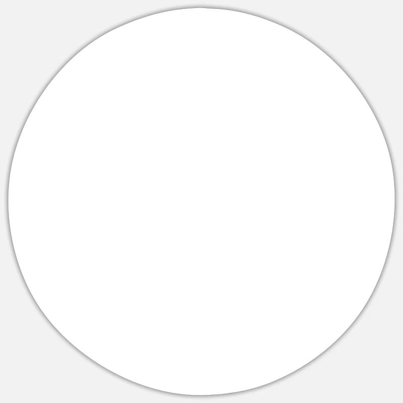 Circle abstract - Sticker size S (10 x 10 cm) - white matte