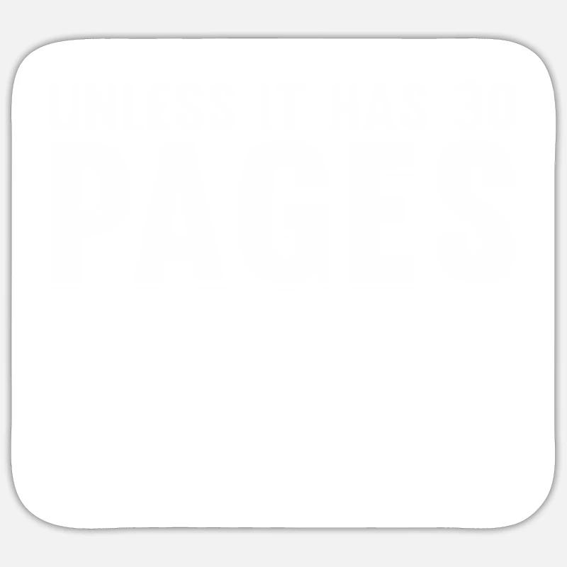 Unless It Has 30 Pages Rules Role Player RPG Sticker taille S (10 x 10 cm)