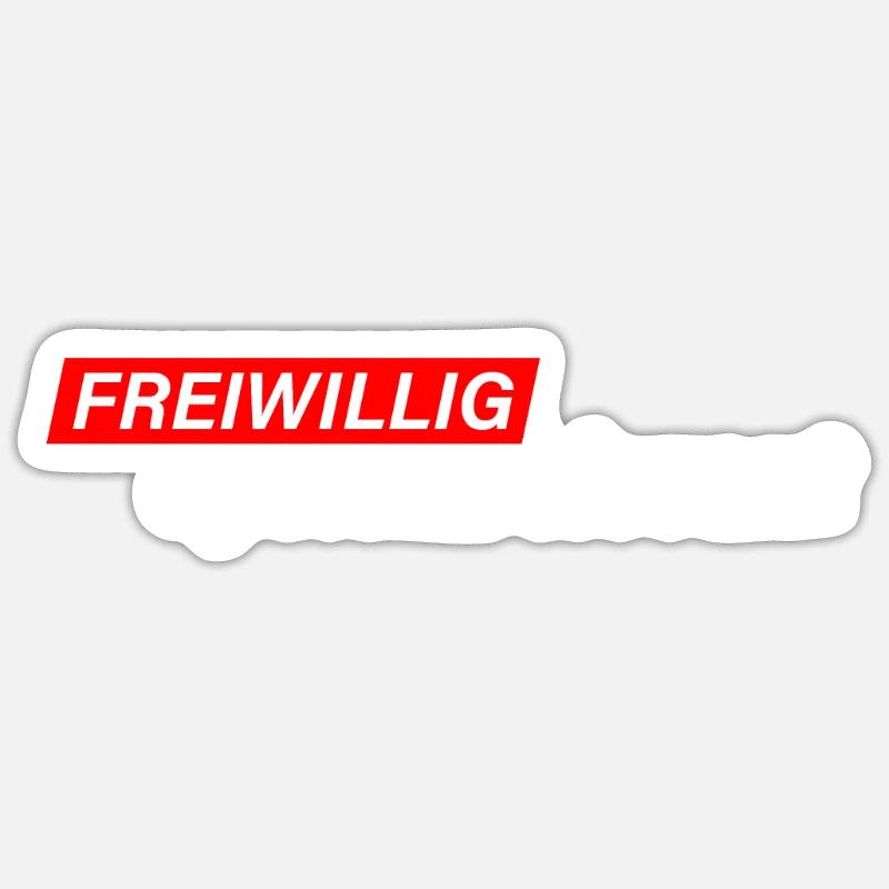 Voluntarily systemically relevant - Sticker size S (10 x 10 cm) - white matte