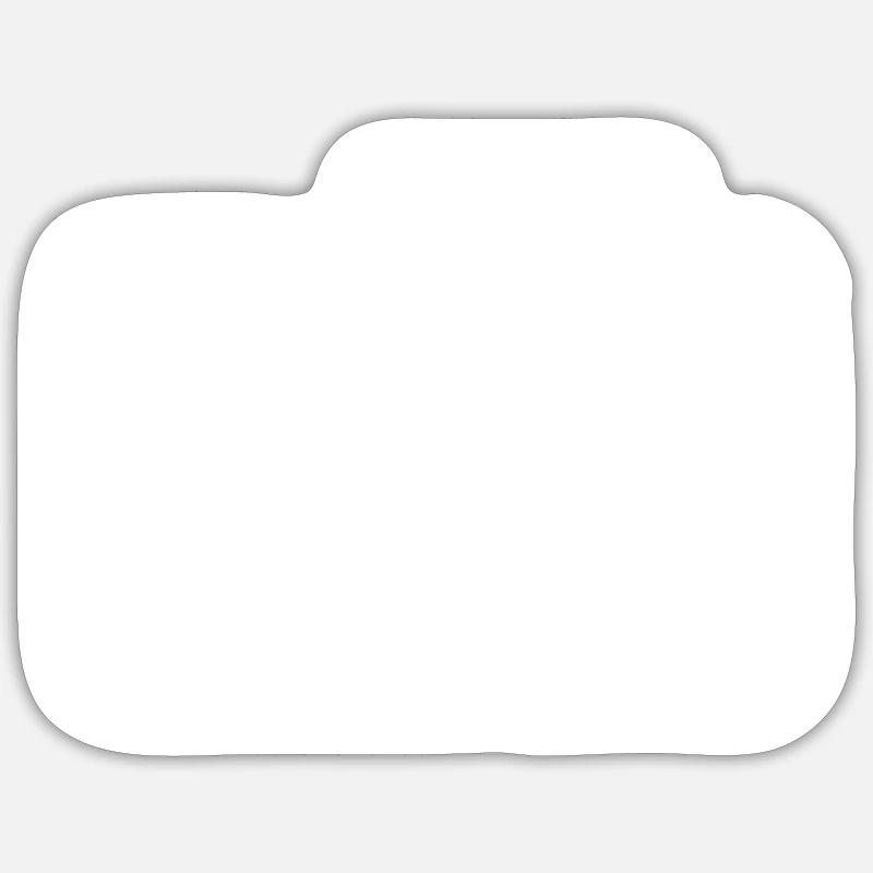 small camera - Sticker size S (10 x 10 cm) - white matte