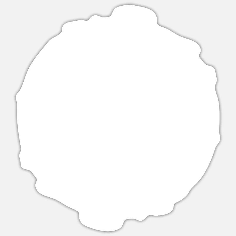 Notes de musique - Sticker taille S (10 x 10 cm) - blanc mat