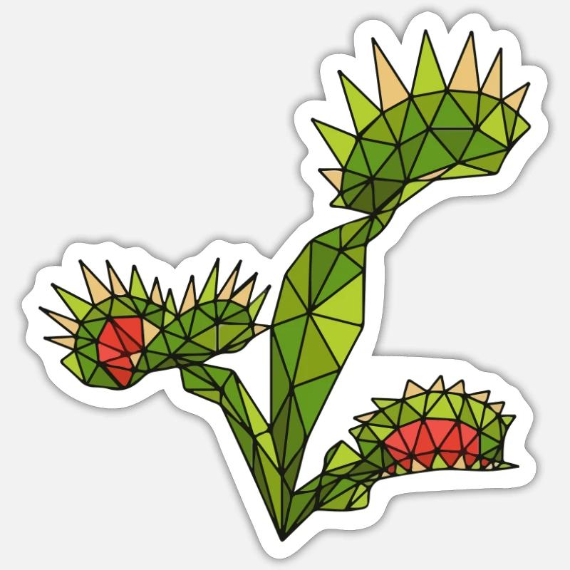 Carnivorous Plants Venus Flytrap - Sticker size S (10 x 10 cm) - white matte
