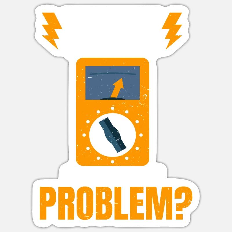 Electrician Electronics Technician Master Electrician Sticker size S (10 x 10 cm)