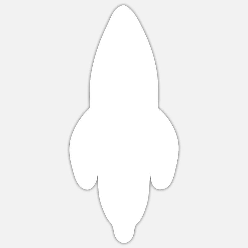 Fusée maths formules science math Sticker taille S (10 x 10 cm)