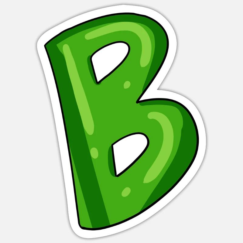 B - Sticker size S (10 x 10 cm) - white matte