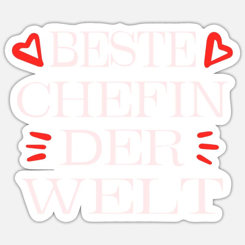 Best chef - Sticker size S (10 x 10 cm) - white matte
