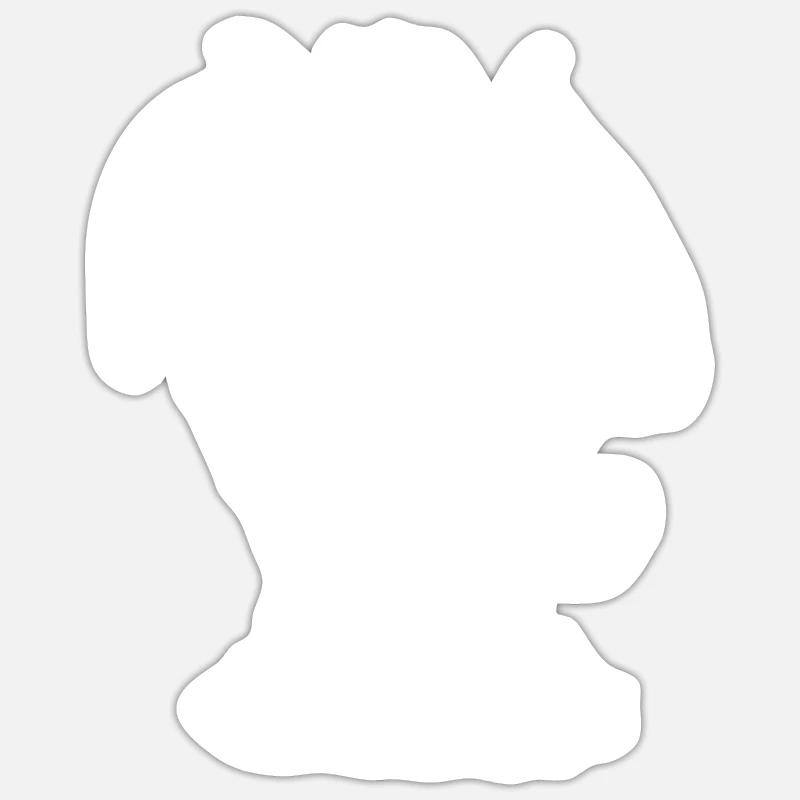 Demon Satan Devil Devil Hell Devil Woman Dark Sticker size S (10 x 10 cm)