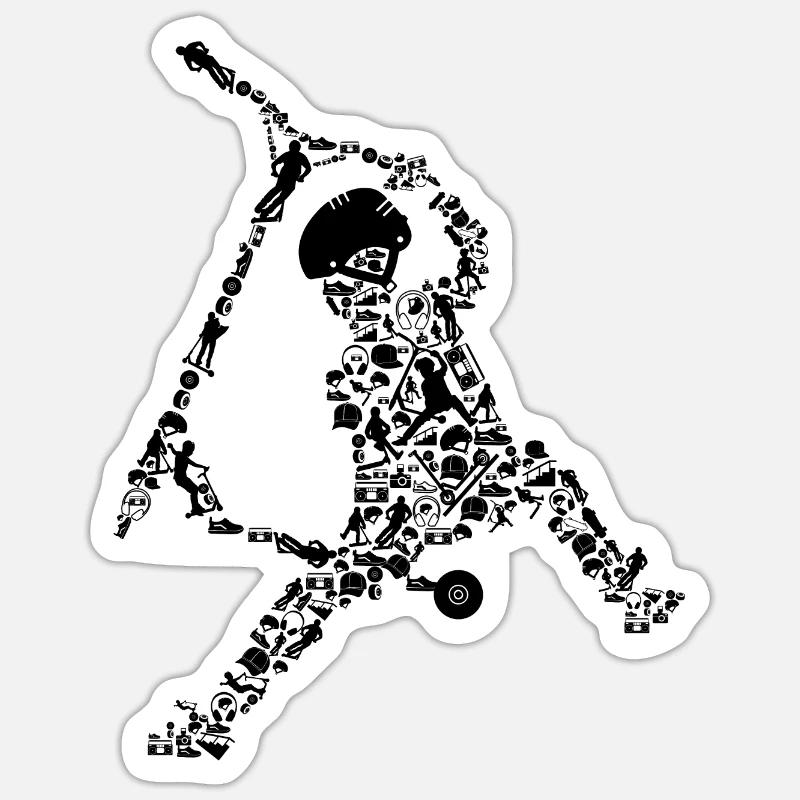 Sticker Größe S (10 x 10 cm) - 