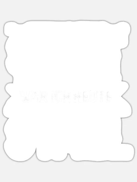 Lustiges Pferdeliebhaber Landwirte Bauer Spruch - Sticker Größe S (10 x 10 cm) - Mattweiß