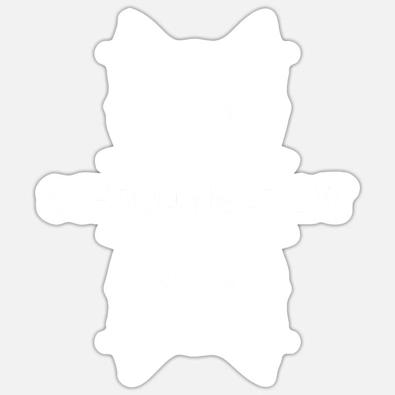 Quantum Theory Schrödinger's Cat Sticker size S (10 x 10 cm)