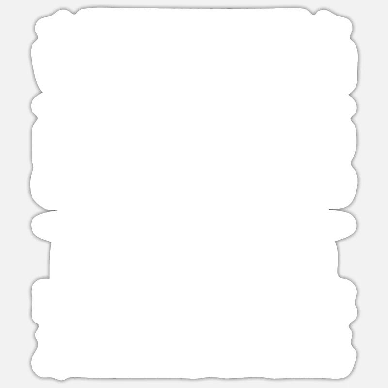 Mann Ehepartner Geschenk Verwöhnter Ehemann Kerl - Sticker Größe S (10 x 10 cm) - Mattweiß