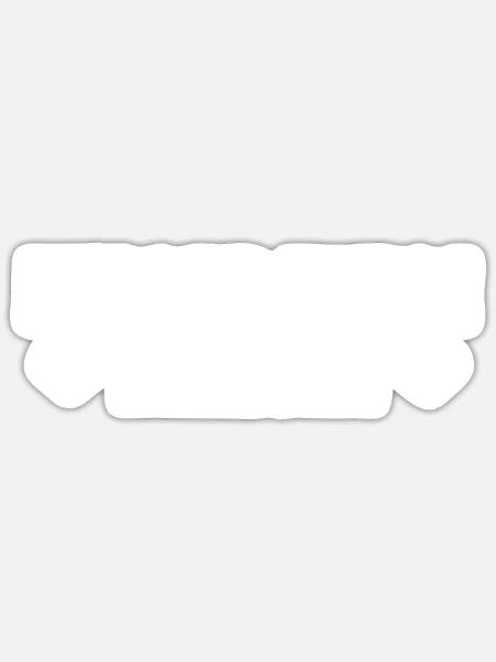 Finger Weg Meiner! Lustiges Geschenk Freund Mann - Sticker Größe S (10 x 10 cm) - Mattweiß