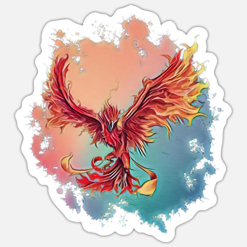 Phoenix Sticker size S (10 x 10 cm)