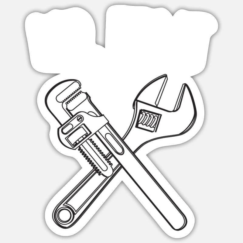 Mr Fix It Sticker taille S (10 x 10 cm)