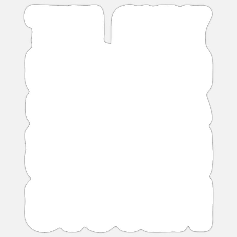 The only good system is a sound system - Sticker size S (10 x 10 cm) - white matte