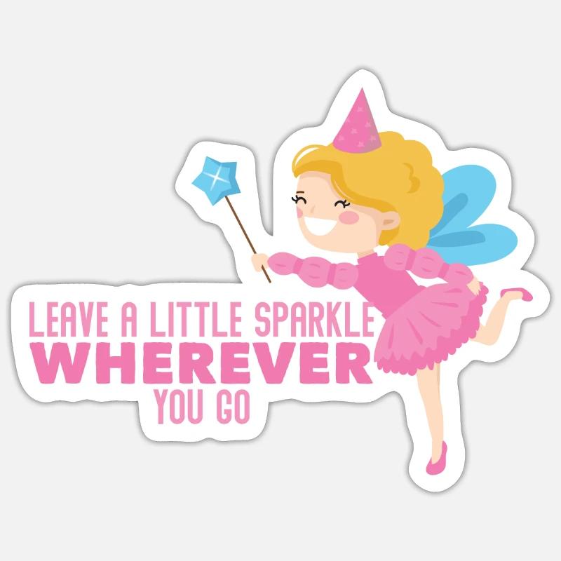 Fee Elfe Märchen Sticker Größe S (10 x 10 cm)