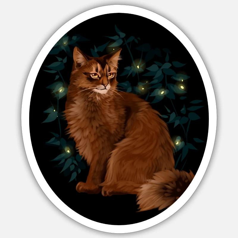Leppäsydän leppä sydän punainen laatikko firefly kaunis - Tarra koko S (10 x 10 cm) - mattavalkoinen