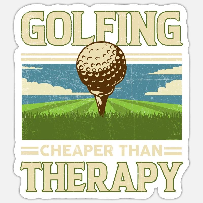 golf Sticker size S (10 x 10 cm)
