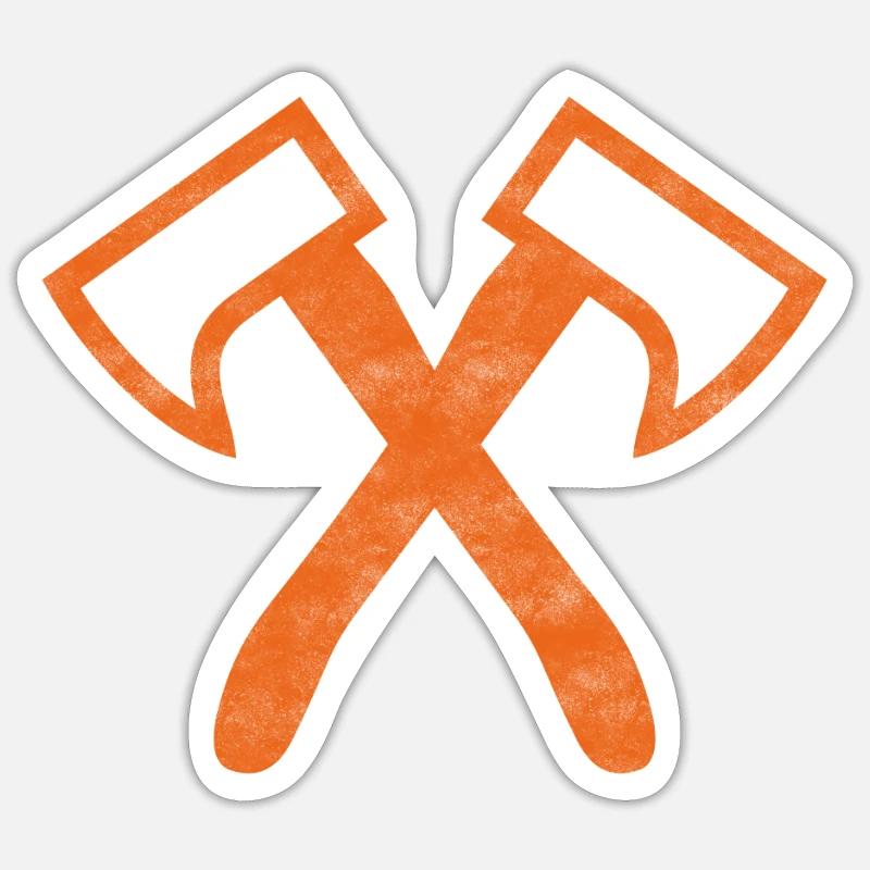 Baumpflege Baumfäller Baumkletterer Geschenkidee Sticker Größe S (10 x 10 cm)