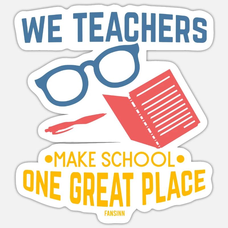 Enseignants Sticker taille S (10 x 10 cm)