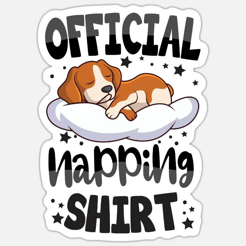 Beagle Sticker Größe S (10 x 10 cm)