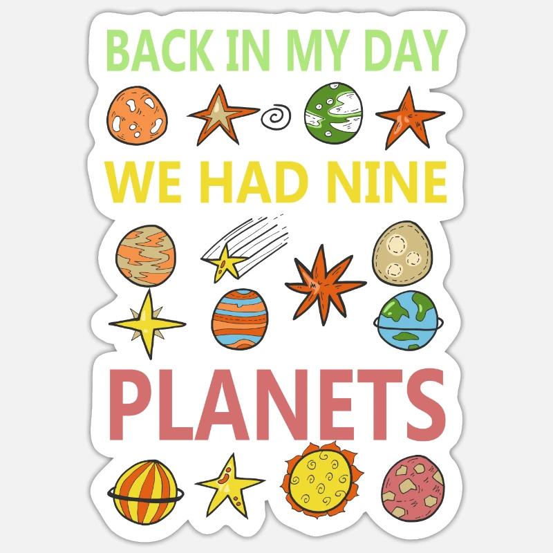 planets Sticker Größe S (10 x 10 cm)
