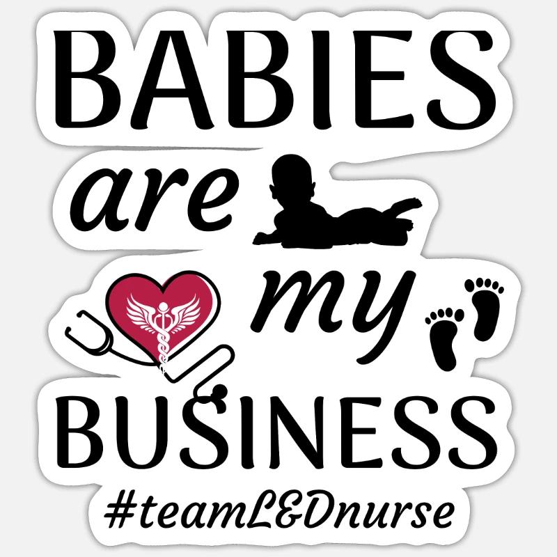 Kinderkrankenschwester | Kinderkrankenpflegerin - Sticker Größe S (10 x 10 cm) - Mattweiß