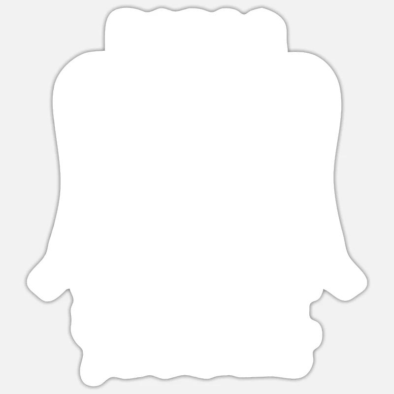Papas Mädchen Engel Geschenk Vatertag Tochter - Sticker Größe S (10 x 10 cm) - Mattweiß
