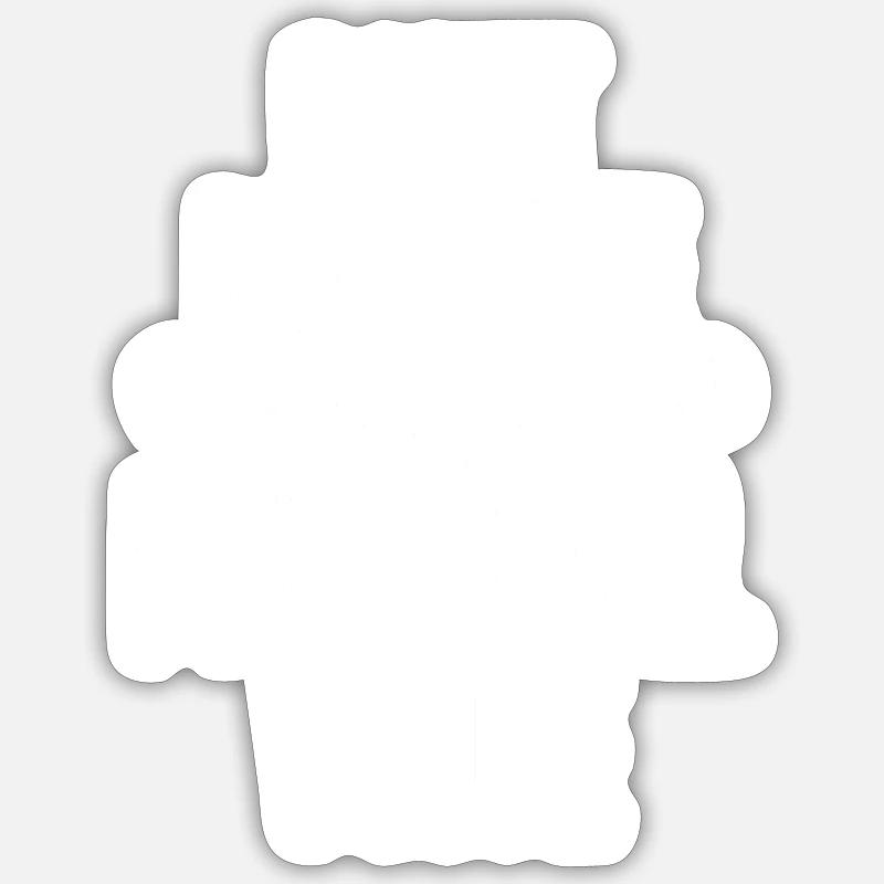 headmaster - Sticker size S (10 x 10 cm) - white matte