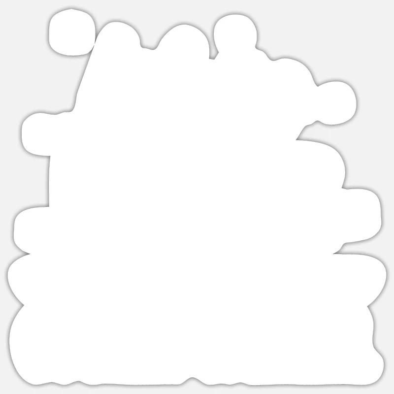 Cocker Spaniel - Sticker size S (10 x 10 cm) - white matte