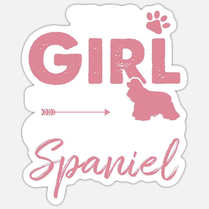 Cocker Spaniel Sticker taille S (10 x 10 cm)