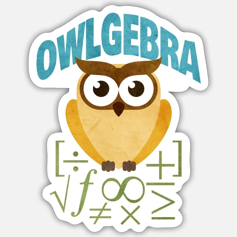 Mathematics - Sticker size S (10 x 10 cm) - white matte