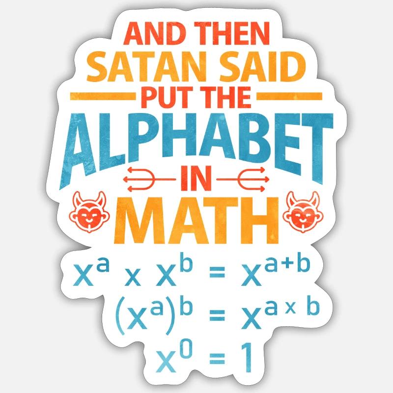 Mathematics Sticker size S (10 x 10 cm)