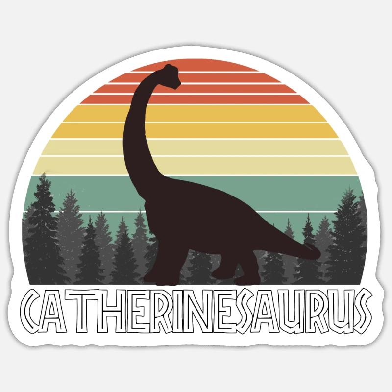 CATHERINESAURUS CATHERINE SAURUS CATHERINE Sticker size S (10 x 10 cm)