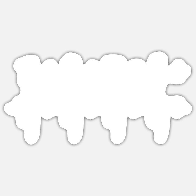 Drummer Drummer Gift - Sticker size S (10 x 10 cm) - white matte